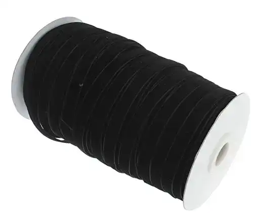 Die beste Samtband Perlin 10 Meter 10mm Samtborte, Schwarz 2026 Test Bestseller Samtband Perlin 10 Meter 10mm Samtborte, Schwarz