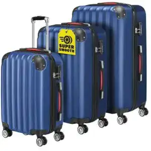 Kofferset Monzana ® Baseline 3er Hartschalen-Koffer Trolley
