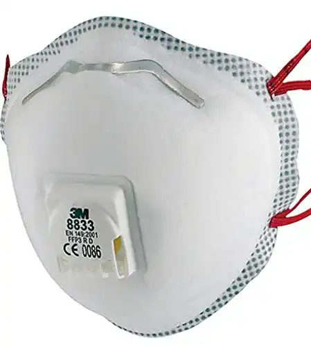 3M-Maske 3M Atemschutzmaske, 5-er Pack FFP3 R D, 8833SP