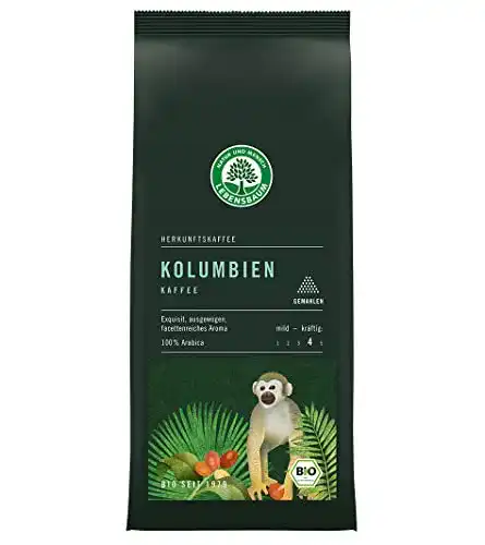Kaffeepulver Lebensbaum Kolumbien Kaffee, gemahlen, 250 g