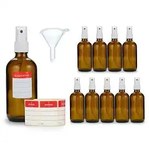 Sprühflasche 100ml Octopus 10 x 100 ml Braunglasflaschen