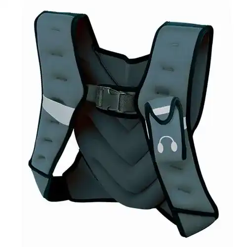 Gewichtsweste Tunturi zum Laufen, Unisex Weste mit 5 kg Gewicht