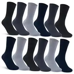 Diabetikersocken sockenkauf24 12 Paar Socken ohne Gummidruck