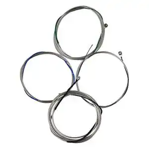 Cellosaiten Yibuy 4/4 Cello Saiten Stahlkern Neusilber Wicklung