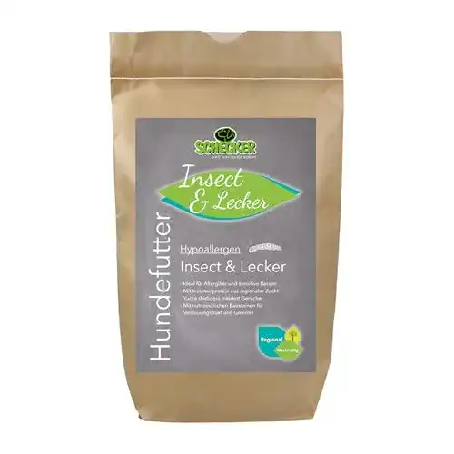Die beste Insekten-Hundefutter Schecker hypoallergen Insect & Lecker 12 kg 2026 Test Bestseller Insekten-Hundefutter Schecker hypoallergen Insect & Lecker 12 kg