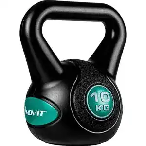 Kettlebell (10 kg) MOVIT Kettlebell STYLISH BLACK, Kugelhantel
