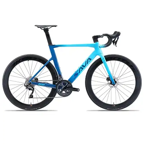 Carbon-Rennrad SAVADECK Rennrad Carbon, 700C mit Shimano