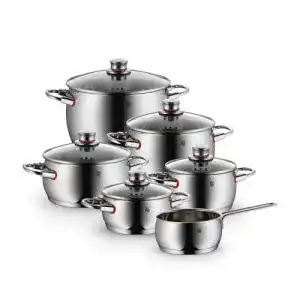 Topfset WMF Quality One Induktion 6-teilig, mit Glasdeckel