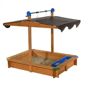 Sandkasten mit Dach GASPO Sandkasten mit absenkbarem Dach