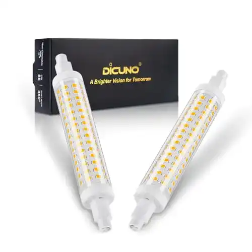 R7S-LED DiCUNO R7s LED 118mm, R7s LED Lampe 10W, Warmweiß