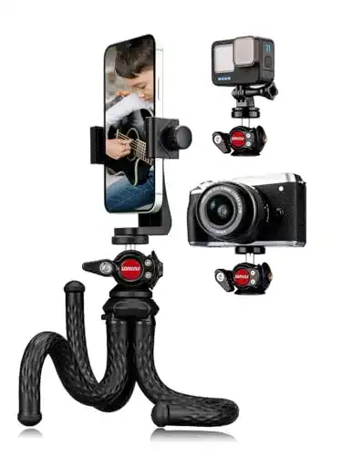 Flexibles Stativ Lammcou Kamera Stativ, 3in1 Handy Stativ