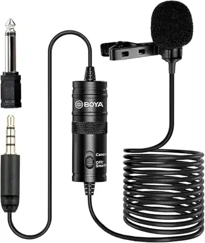 Ansteckmikrofon Boya by-M1 Omnidirektional, 6 m Audiokabel