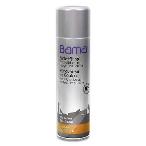 Wildlederspray Bama Rauleder Farb-Pflege, schwarz, 250ml Spray