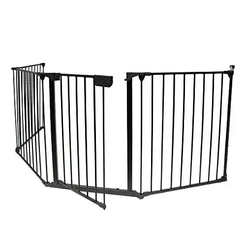 Kaminschutzgitter Todeco – Sicherheitsgitter, Klappmaß: 80x68x14