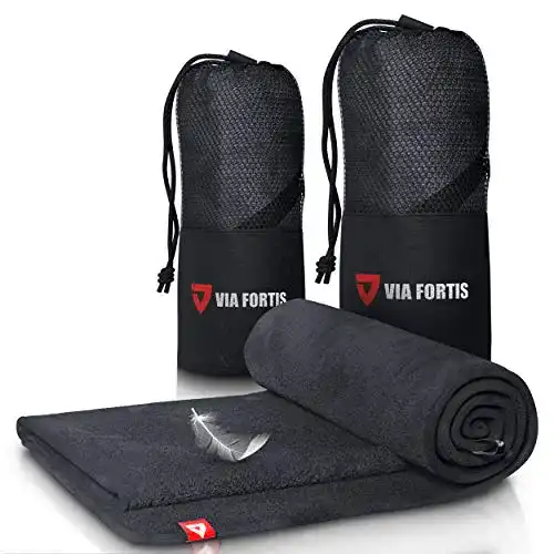 Sporthandtuch VIA FORTIS Mikrofaser Handtuch – Ultra leicht