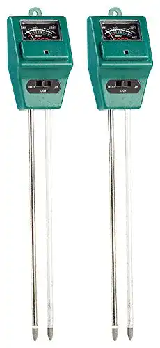 Feuchtigkeitsmesser Pflanzen Royal Gardineer 2er-Set 3in1-Kombi-