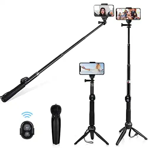 Selfie-Stick Alfort Bluetooth Selfie Stick Stativ, Universal