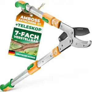 Amboss-Astschere GRÜNTEK Teleskop XT 685-1015 mm