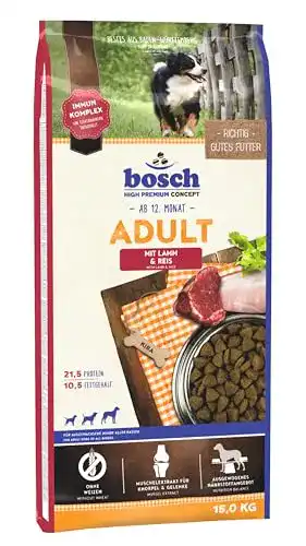 Hundetrockenfutter bosch Tiernahrung HPC Adult Lamm & Reis