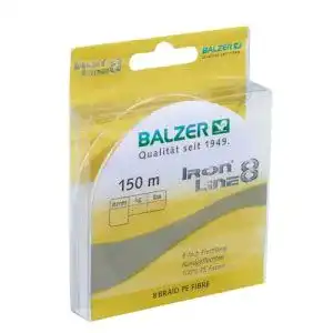 Geflochtene Angelschnur Balzer 8-fach geflochtene Schnur Iron Line 8