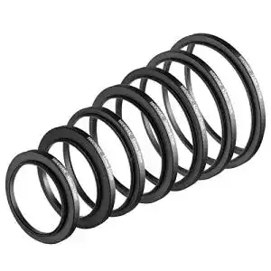 Step-up-Ringe Neewer ® Filter Step Up Ringe-Set, 7pcs