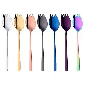 Göffel Do Buy Titanium Edelstahl Spork Lang 21,5 cm bunt