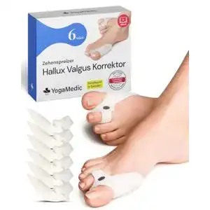 Hallux-Schiene YOGAMEDIC DERMATEST: SEHR GUT – Verbesserte Hallux