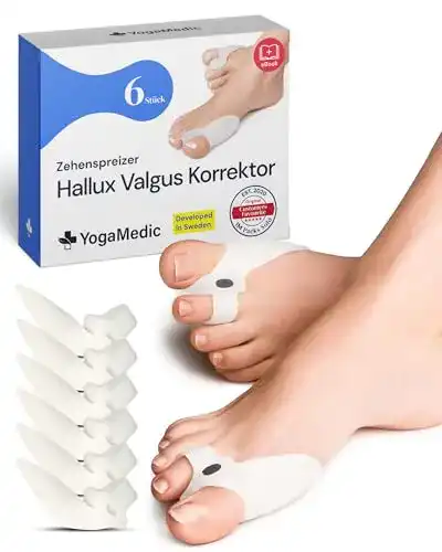 Die beste Hallux-Schiene YOGAMEDIC DERMATEST: SEHR GUT - Verbesserte Hallux 2026 Test Bestseller Hallux-Schiene YOGAMEDIC DERMATEST: SEHR GUT – Verbesserte Hallux
