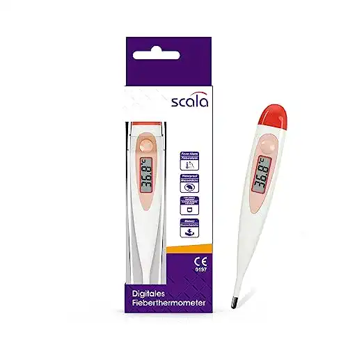 Fieberthermometer scala Digitales SC 17 rot wasserdicht