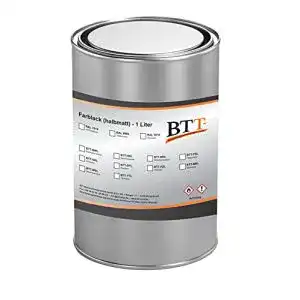 Badewannenlack BTT-Beschichtungstechnik BTT-BWL Ral 9010 1L