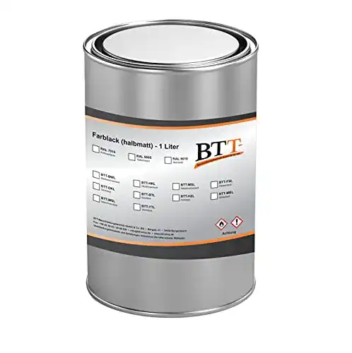 Badewannenlack BTT-Beschichtungstechnik BTT-BWL Ral 9010 1L