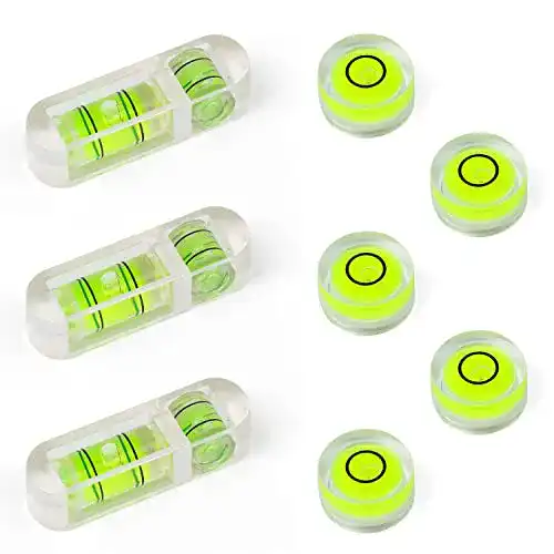 Dosenlibelle LERANXIN Libelle Wasserwaage, 8 Stück Spirit Level