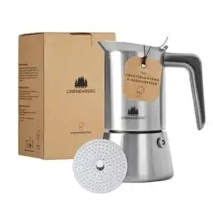 Espressokocher-Induktion Groenenberg, Edelstahl, 200-300 ml