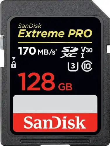 SD-Karte SanDisk Extreme Pro SDXC UHS-I Speicherkarte 128 GB