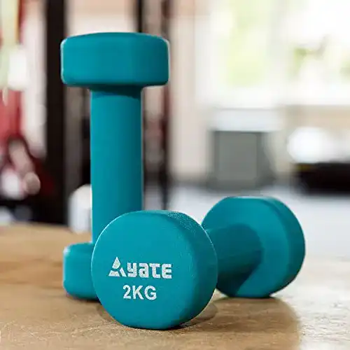 Hanteln 2 kg Yate Paar Neopren Fitness Hanteln