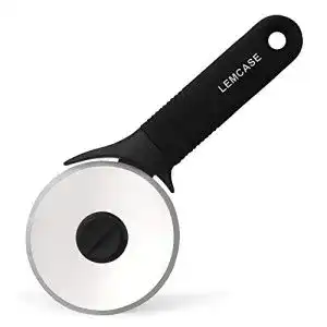 Pizzaschneider LEMCASE, Edelstahl Räder und Silikon Griff