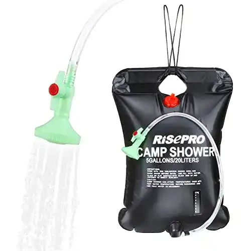Solardusche RISEPRO Solar Dusche Tasche, 5 Gallonen/20L Solar