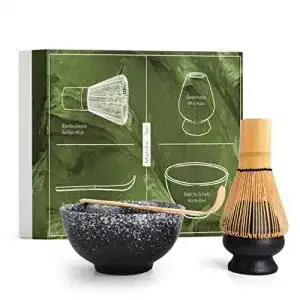 Matcha-Besen MAVANTO Besen, Schale, Löffel und Besenhalter