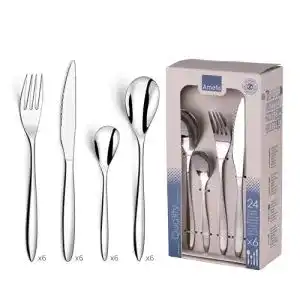 Amefa-Besteck Amefa Besteckgarnitur 24-teilig Edelstahl Actual