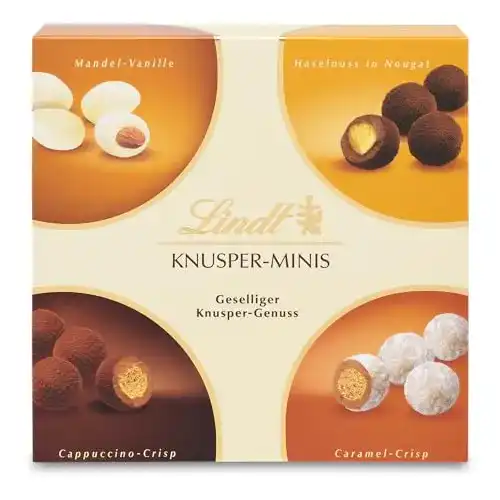 Die beste Lindt-Pralinen Lindt Schokolade Knusper Minis Schokolade 200 g 2026 Test Bestseller Lindt-Pralinen Lindt Schokolade Knusper Minis Schokolade 200 g