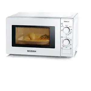 Mikrowelle weiß SEVERIN 2-in-1 Mikrowelle mit Grill 700 W
