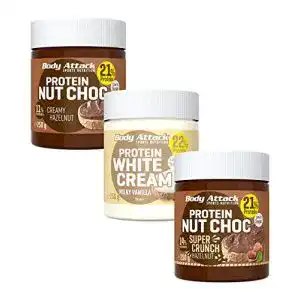 Protein-Creme Body Attack Sports Nutrition, Nut Choc, 3 x 250g
