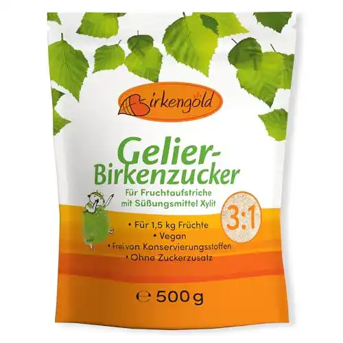 Gelierzucker Birkengold Gelier-Birkenzucker (Xylit), 500 g