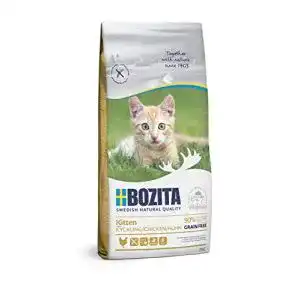 Kitten-Trockenfutter Bozita Kitten Getreidefrei Hühnchen – 2 kg
