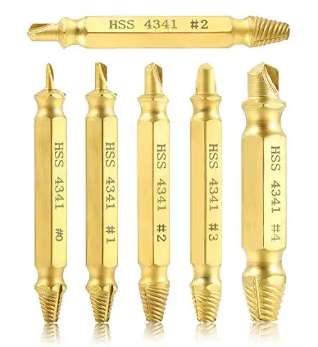 Schraubenausdreher Estmoon 6 Stück Set, HSS 4341