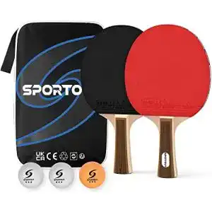 Tischtennisschläger-Set Sportout Tischtennis Set, für 4 Spieler