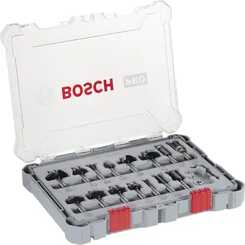 Fräser-Set Bosch Professional 15tlg. Fräser Set 8 mm Schaft