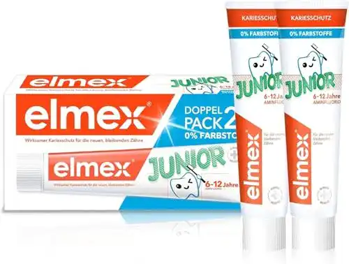 Elmex-Zahnpasta ELMEX Zahnpasta Junior, Doppelpack