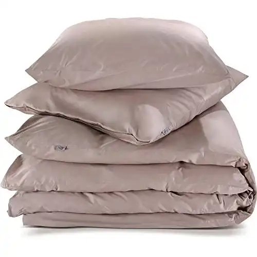 Mako-Satin-Bettwäsche herzbach home Premium, Baumwolle