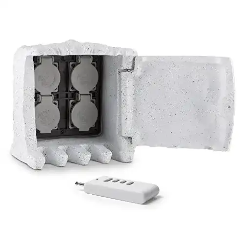 Steckdosenleiste mit Fernbedienung Waldbeck Power Rock – 4-fach